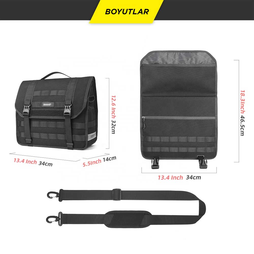 Rhinowalk 13L Motosiklet Yan Çanta Seti - Görsel 3