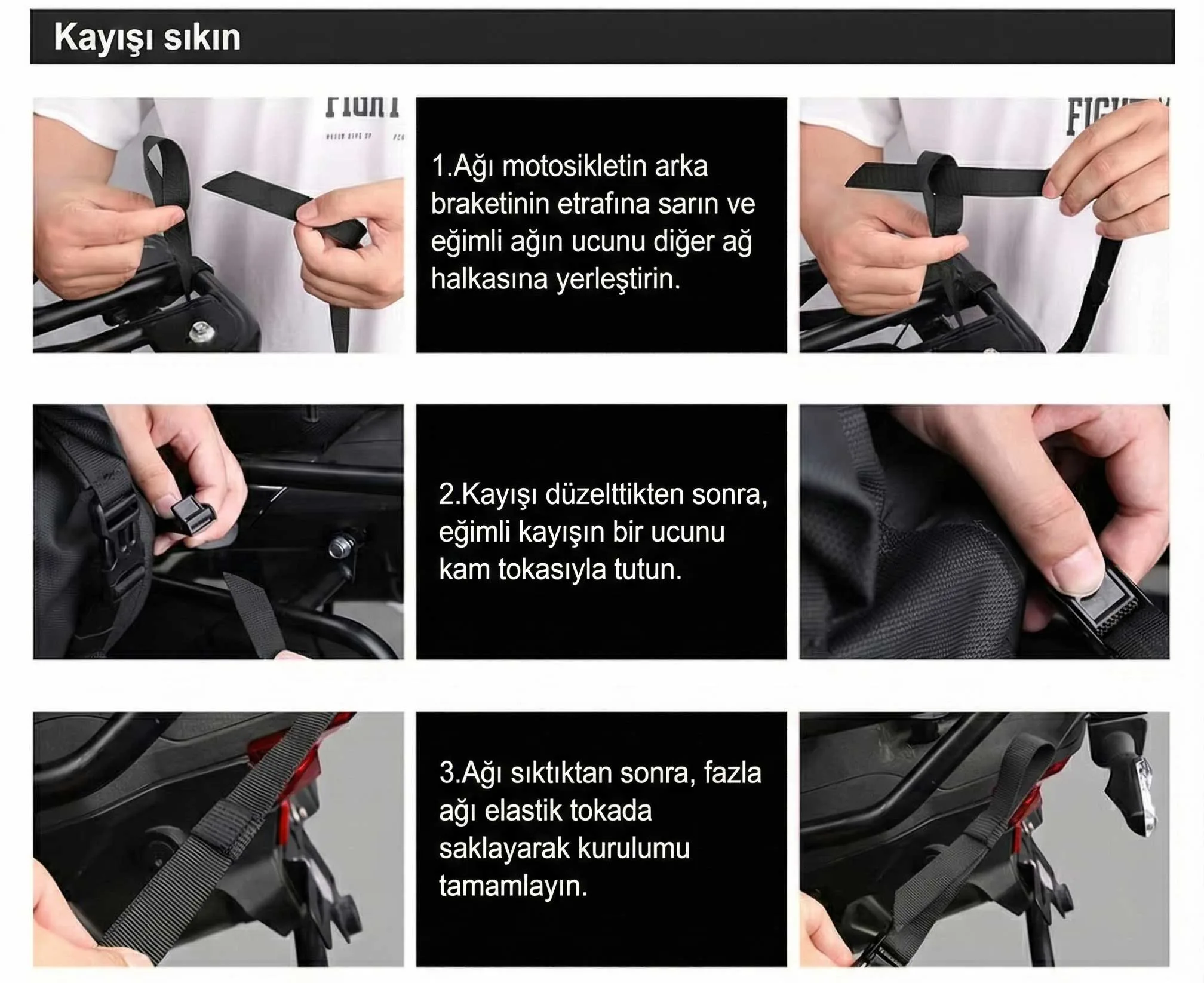 Rhinowalk Rackless Serisi Motosiklet Yan Çanta Seti (28 Litre