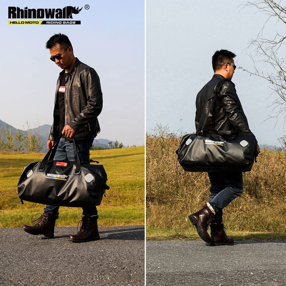 Rhinowalk 65 Litre Rulo Motosiklet Çantası - Görsel 4